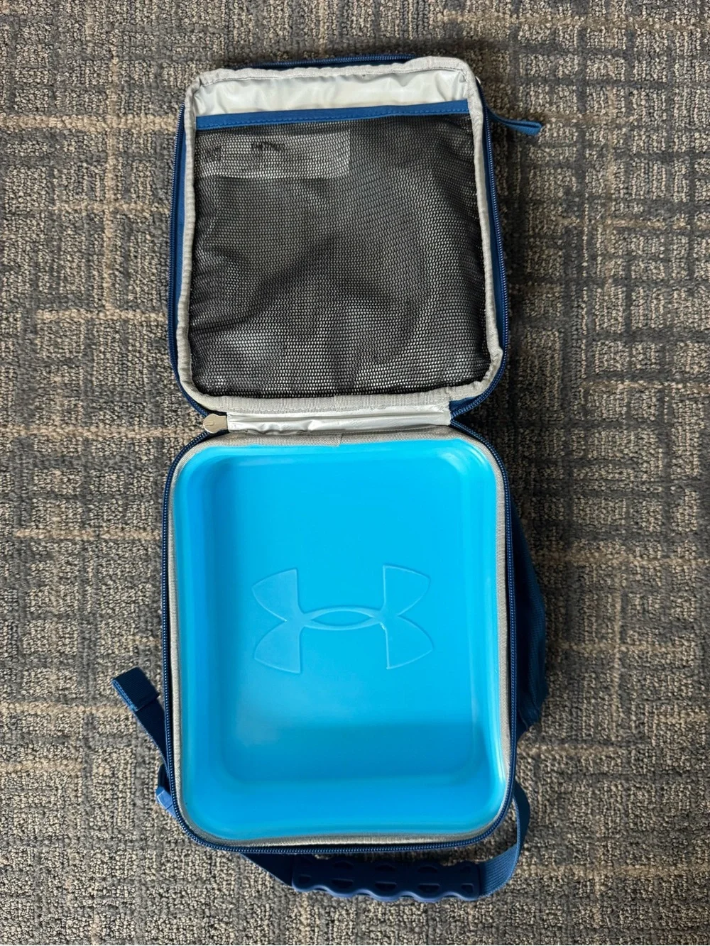 Under Armour Thermos Insulated Lunch Box Blue Camo Hard Liner O/S